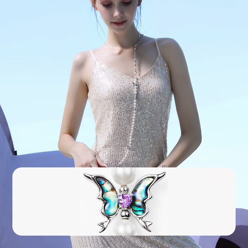 PYNANA Jewelry Aesthetics & Handcraft Multifunctional Chain Phone Charm Beads Strap Pearl Lanyard