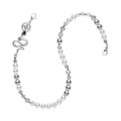 PYNANA Jewelry Aesthetics & Handcraft Hand Chain Phone Charm Beads Strap Pearl Lanyard