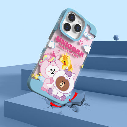 Line Friends All-inclusive Shockproof IMD Protective Case Cover