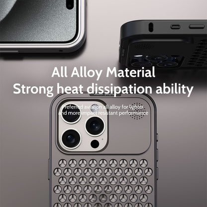 R-Just Aluminum Metal Heat Dissipation Aromatherapy Protective Case Cover