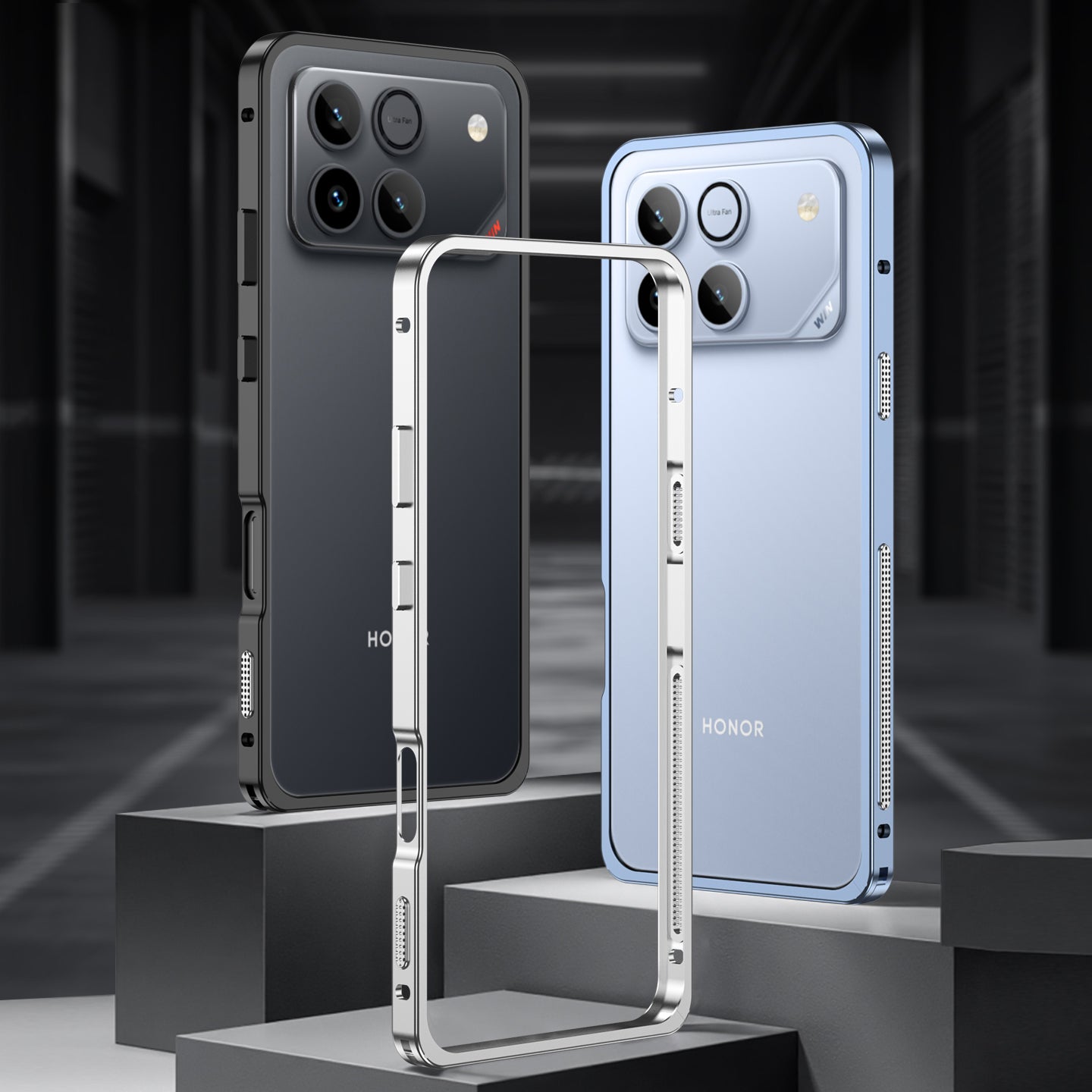 Armor King Supercar Heat Dissipation Metal Bumper Case Cover