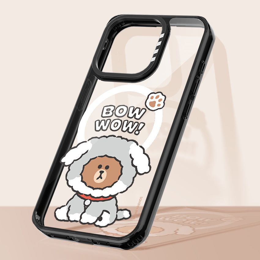 Line Friends Puppy Brown MagSafe Shockproof Case Cover