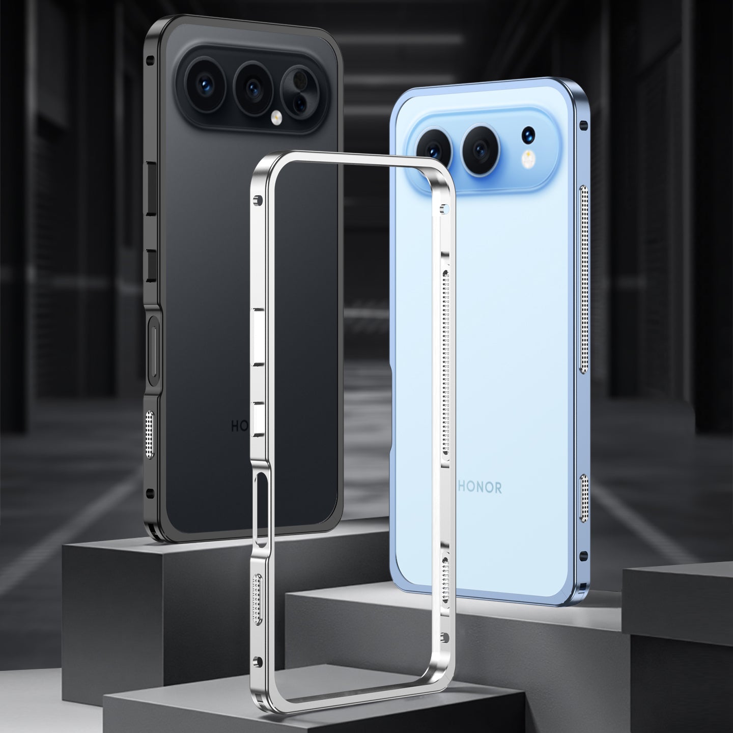 Armor King Supercar Heat Dissipation Metal Bumper Case Cover