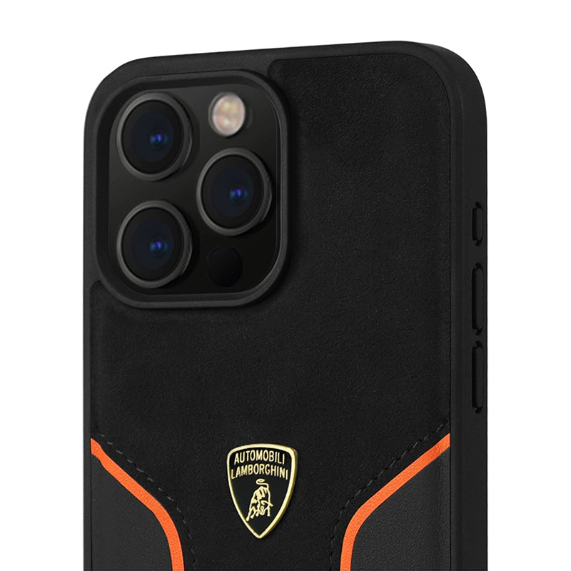 Lamborghini Genuine Leather Alcantara Phone Case - Huracan D19