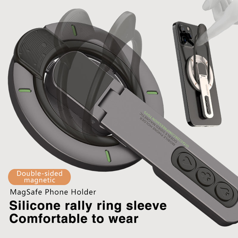 Armor King Double-sided Magnetic Ring Holder Decompression MagSafe Phone Bracket