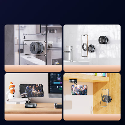 Armor King Vacuum Suction Magnetic Phone Mount Foldable Car Navigation Bracket