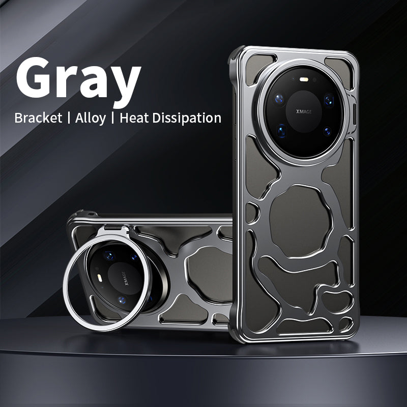 Armor King Auspicious Clouds MagSafe Metal Alloy Air Cushion Kickstand Case Cover