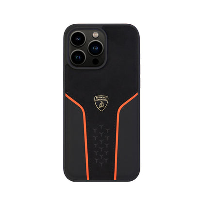 Lamborghini Genuine Leather Alcantara Phone Case - Huracan D19