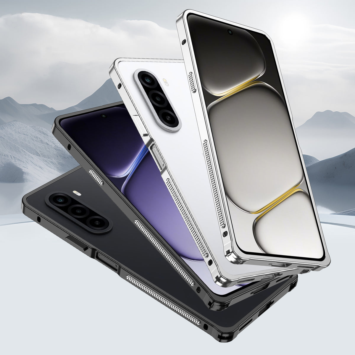 Armor King Supercar Heat Dissipation Metal Bumper Case Cover