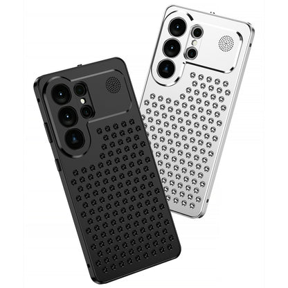 Kylin Armor Elastic Buckle Heat Dissipation Aromatherapy Metal Case Cover