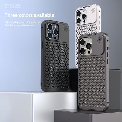 R-Just Aluminum Metal Heat Dissipation Aromatherapy Protective Case Cover