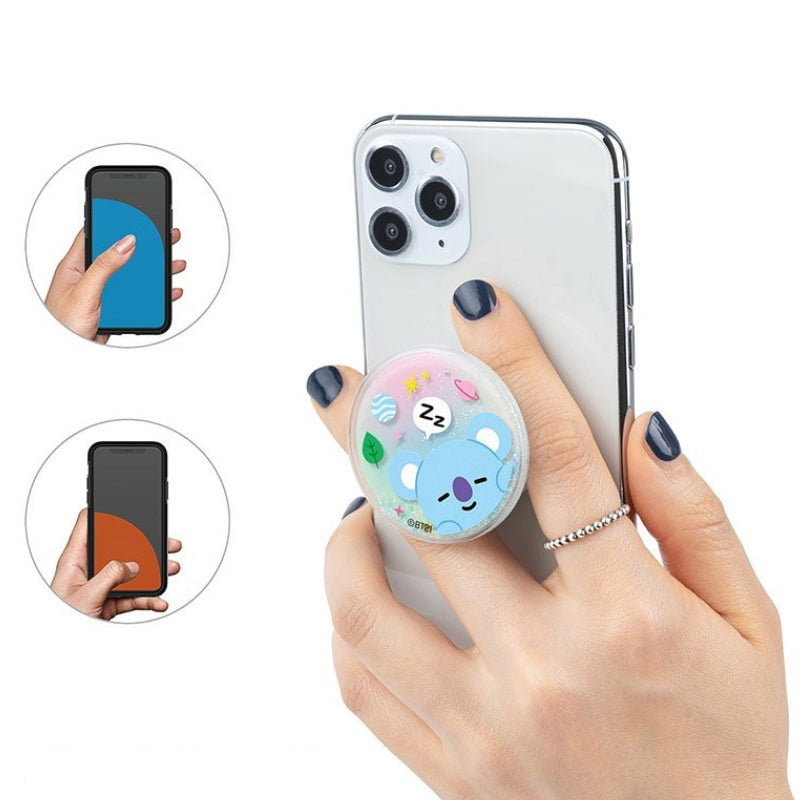 BT21 Bling Party Magnetic Airbag Phone Bracket Grip Holder