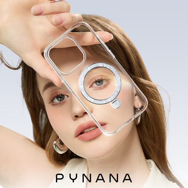 PYNANA Dancing Streamer Jewelry Aesthetics & Handcraft MagSafe Ring Holder Protective Case Cover