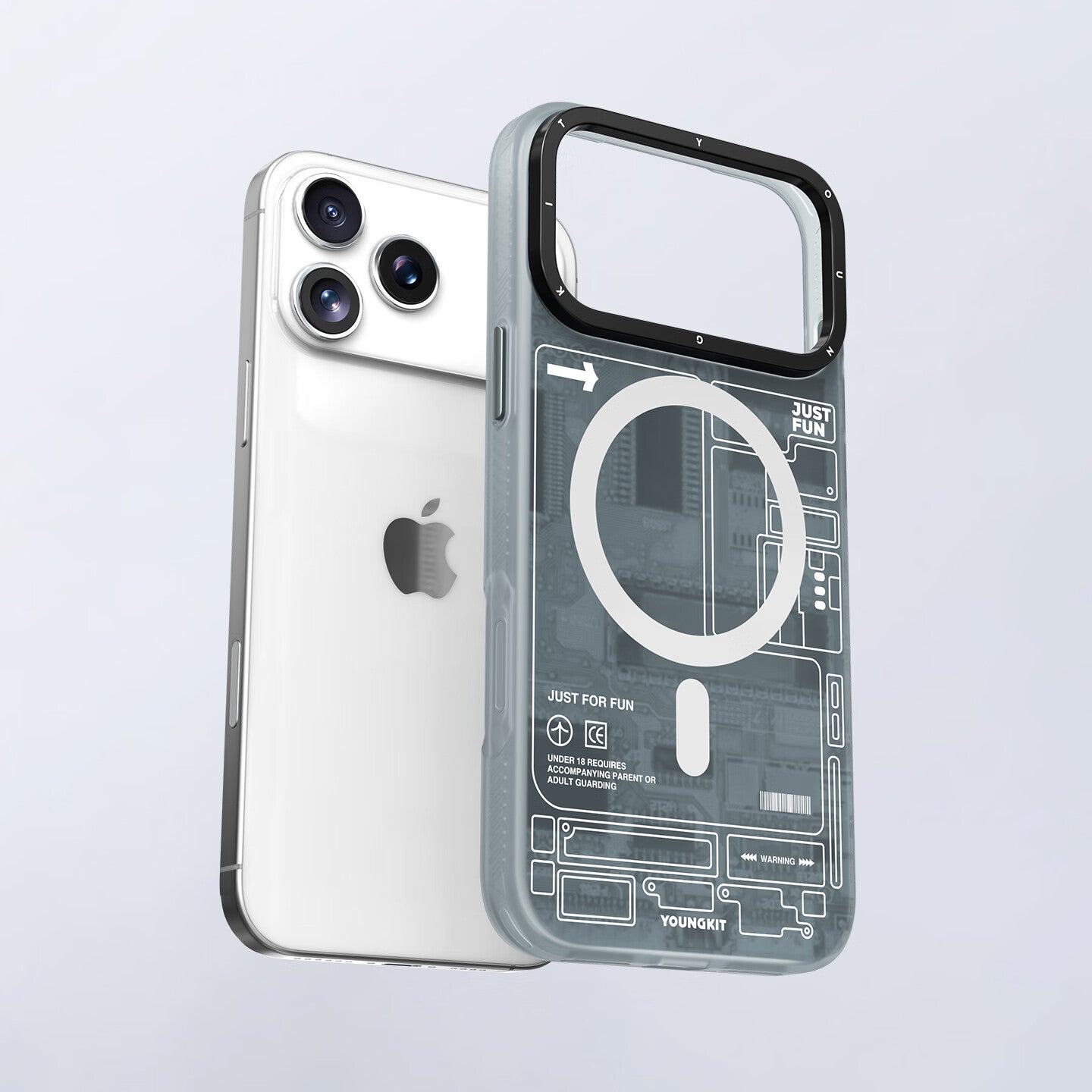 YOUNGKIT Technology MagSafe Slim Thin Matte Anti-Scratch Back Shockproof Cover Case (iPhone)