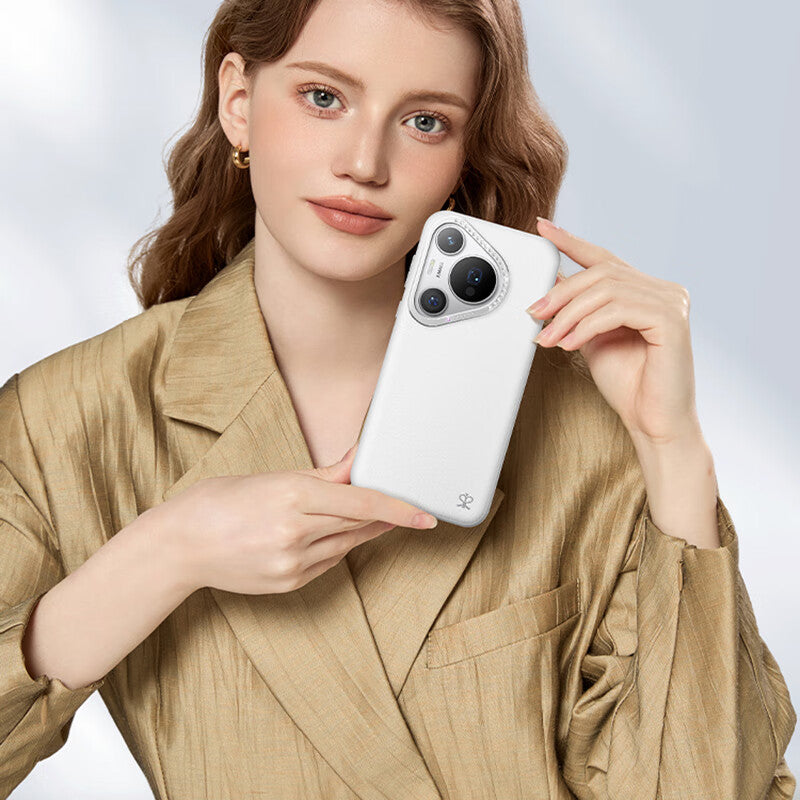 PYNANA Starry Jewelry Aesthetics & Handcraft MagSafe Faux Leather Protective Case Cover