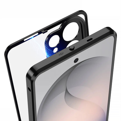 Kylin Armor Elastic Buckle MagSafe Aluminum Metal Bumper Acrylic Back Case Cover