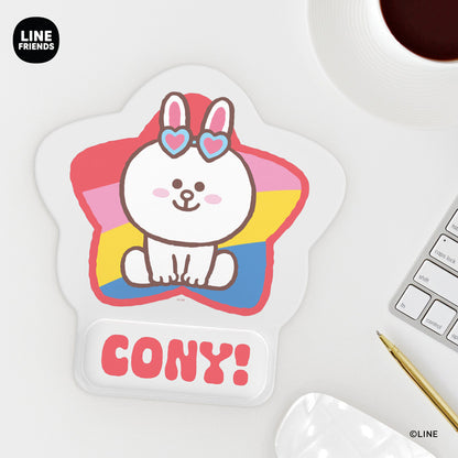 Line Friends Rainbow Wrist Rest Cushion Mouse Pad