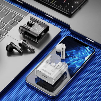 Transformers Transparent True Wireless Stereo Earbuds Bluetooth Headphones