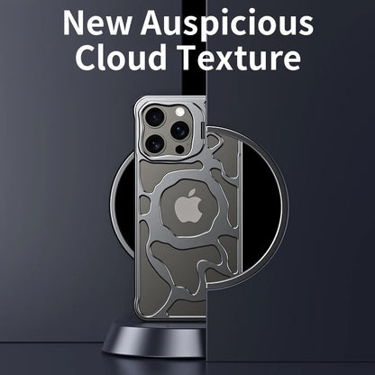 Armor King Auspicious Clouds MagSafe Metal Alloy Air Cushion Kickstand Case Cover