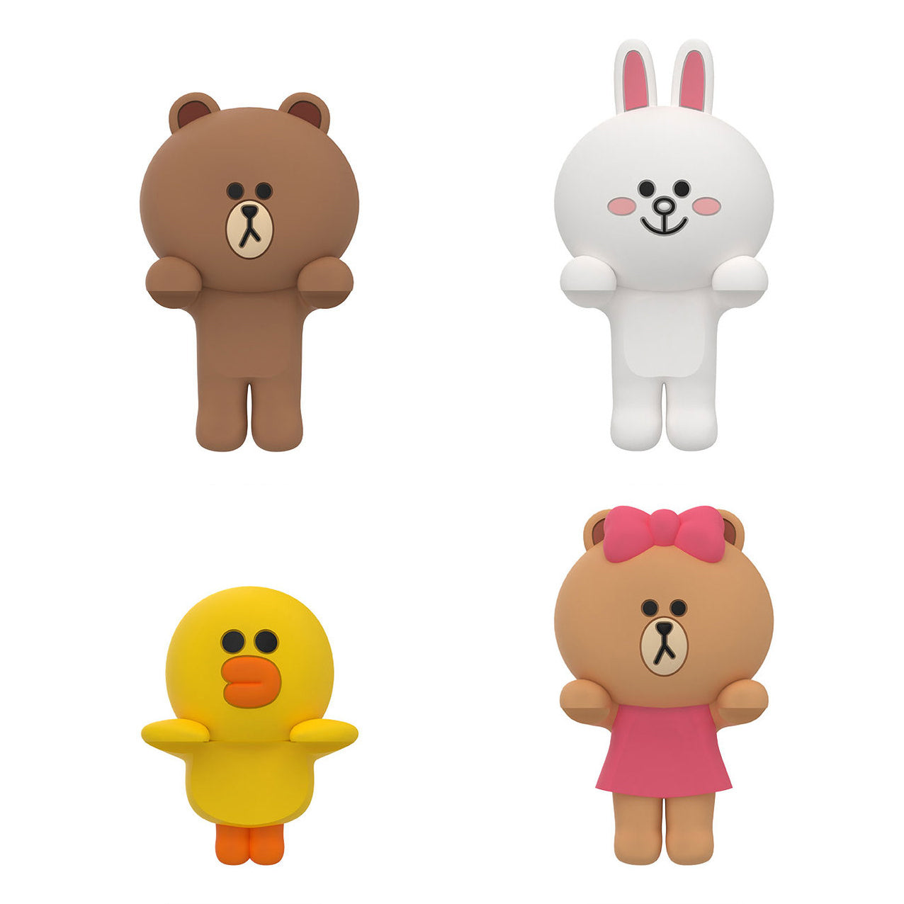 Line Friends Monitor Figure Classic Decorative Dolls