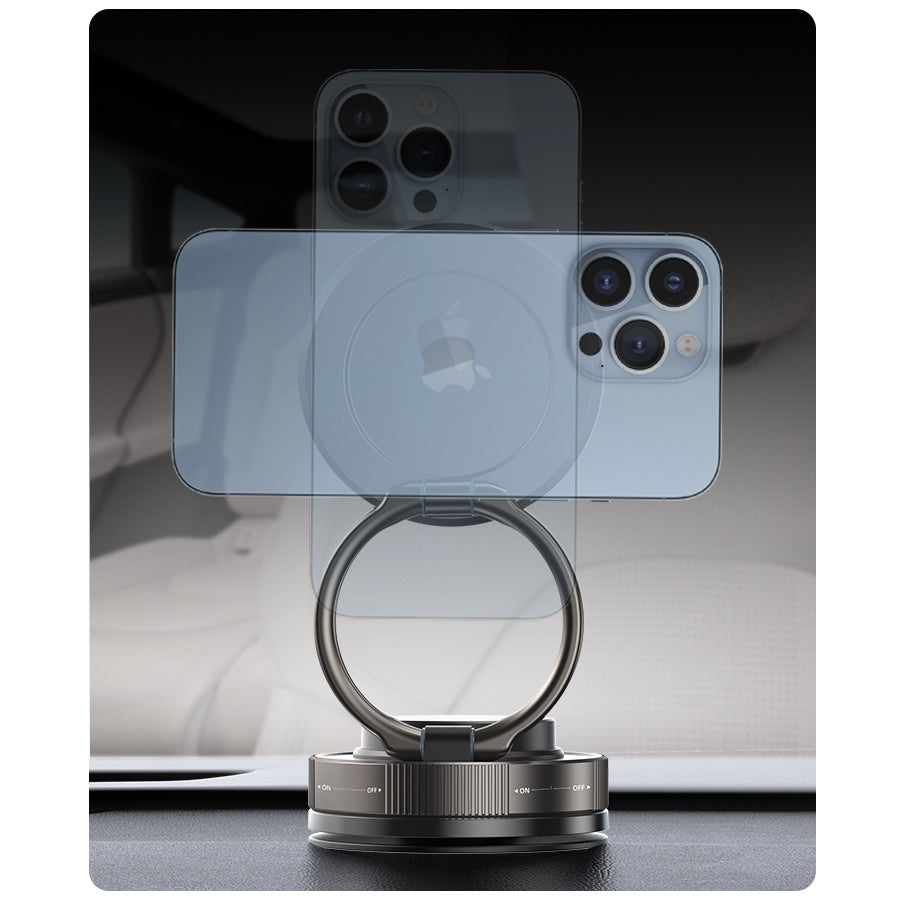Armor King 360° Vacuum Suction Magnetic Phone Mount Car Navigation Bracket