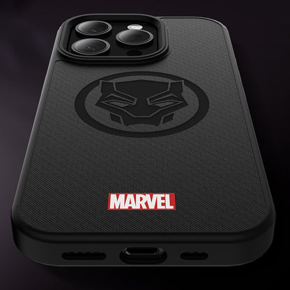 UKA Marvel Avengers TPU Frame Leatherette Fabric Imprint Case Cover