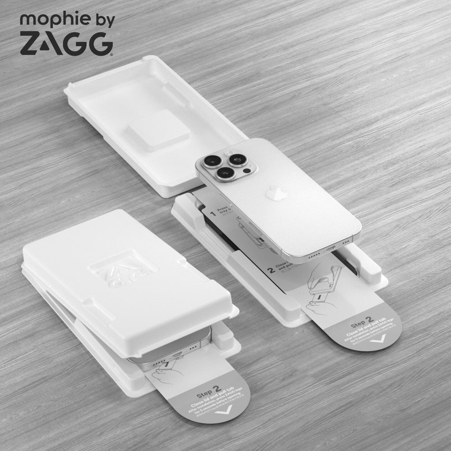 ZAGG Seamless Edge-to-Edge Anti-Static Tempered Glass Screen Protector