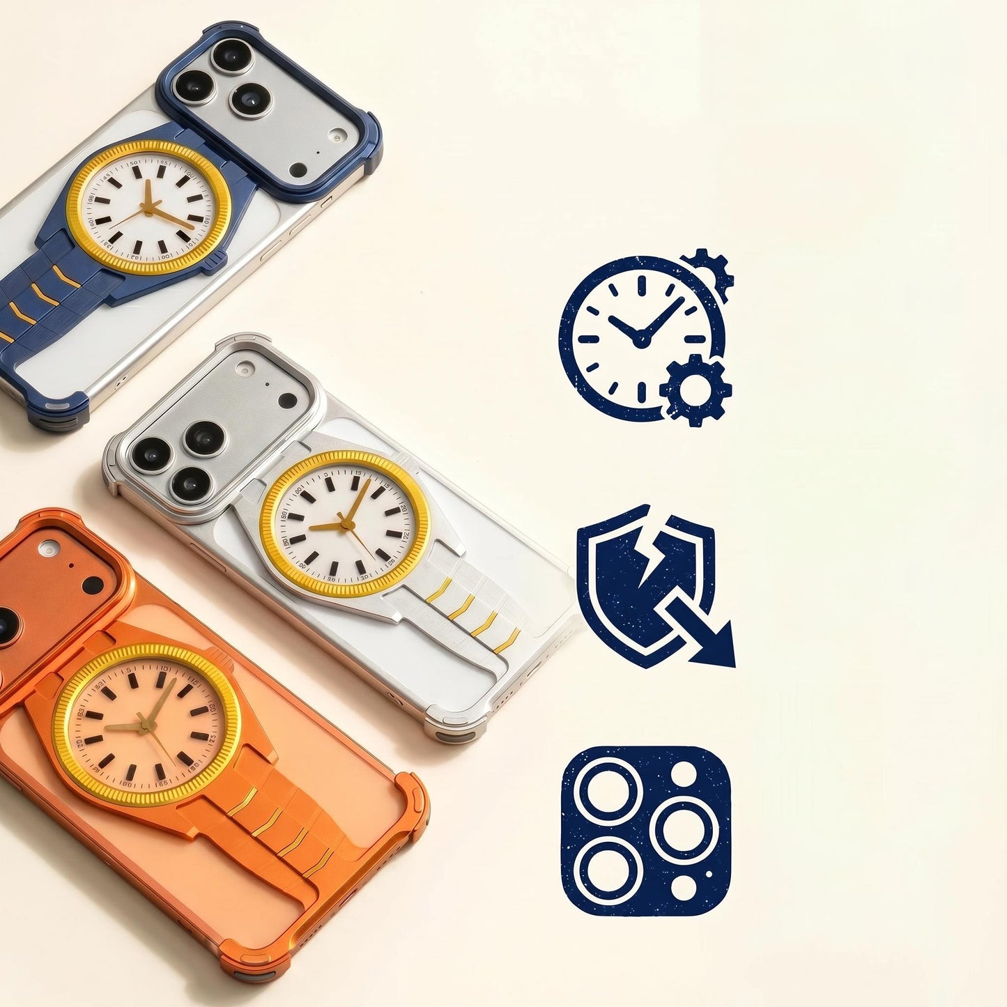 Armor King Kaishi Shockproof Air Cushion Metal Case Cover