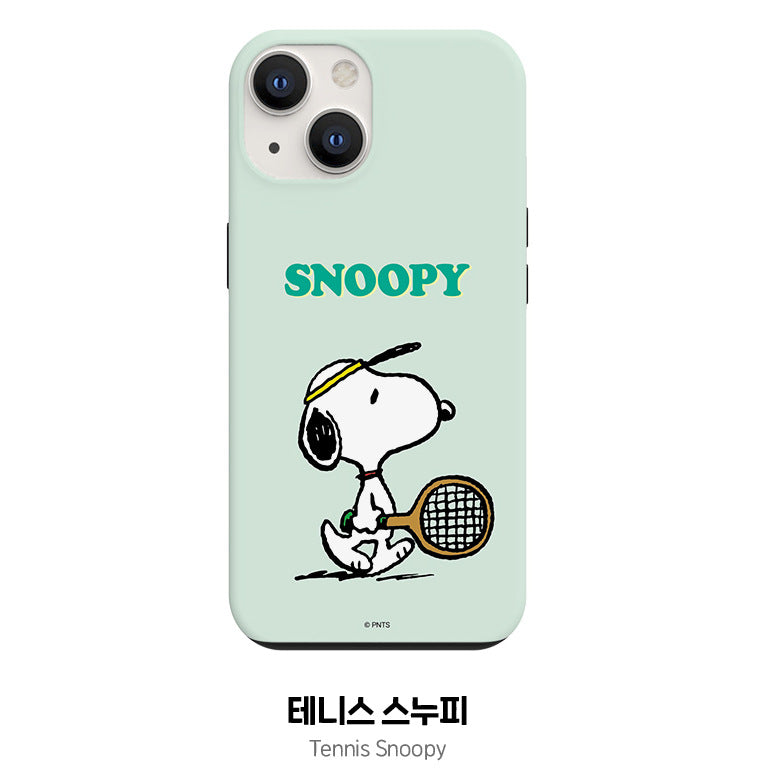 Snoopy Dual Layer TPU+PC Shockproof Guard Up Combo Case Cover