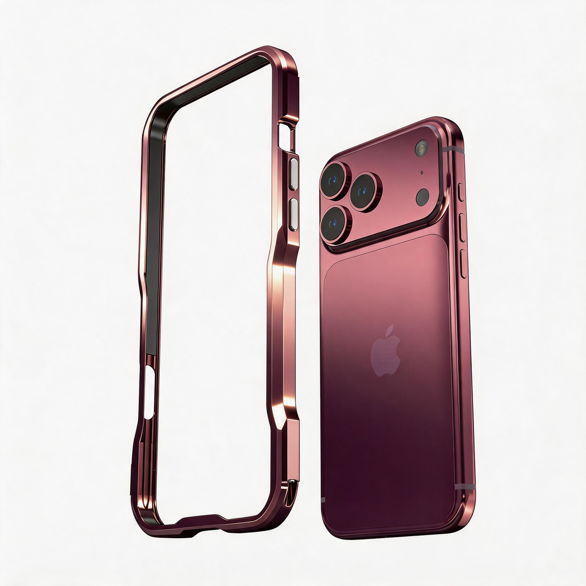 Luphie Incisive Sword Slim Light Aluminum Bumper Metal Shell Case