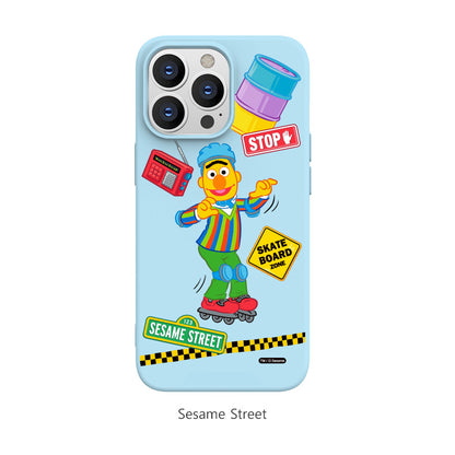 Sesame Street Liquid Silicone Soft Color Jelly Case Cover