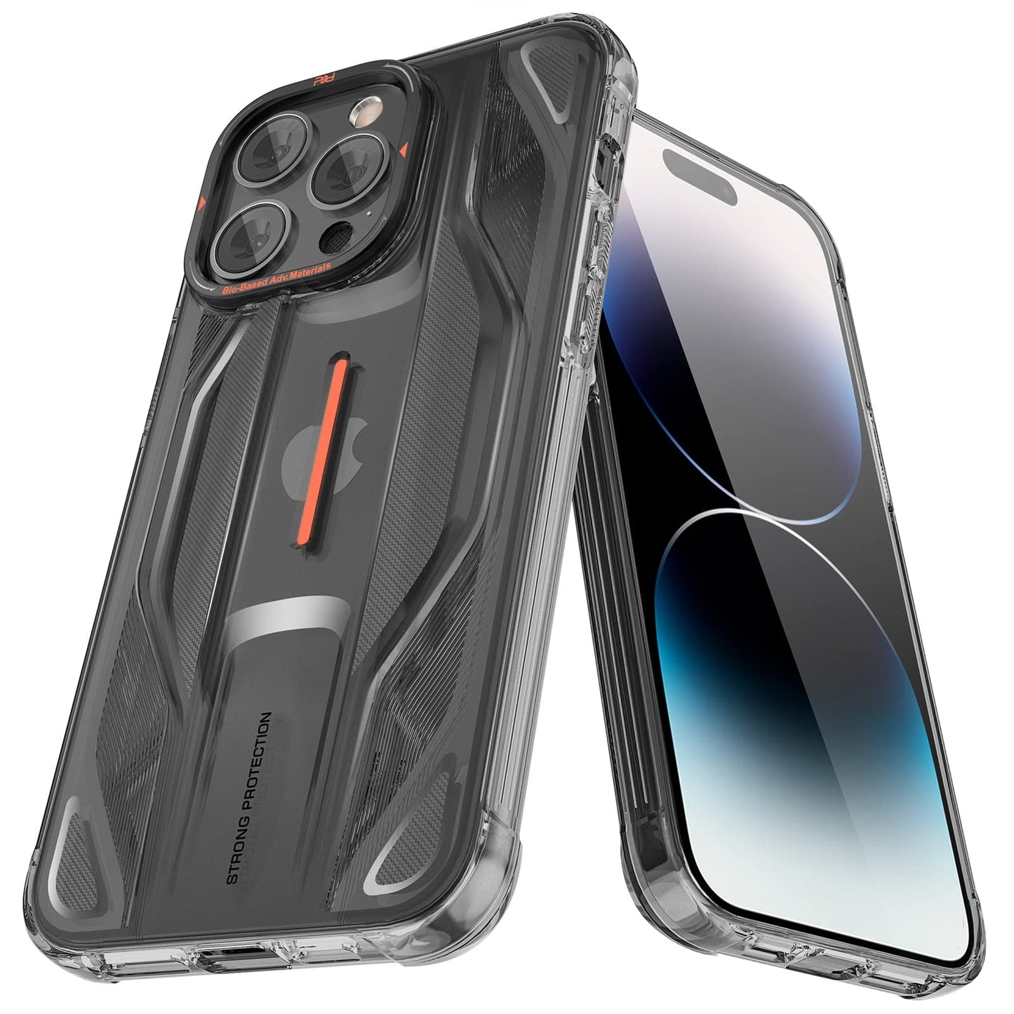 PQY Supercar Military Grade Shockproof Luminous Case Cover