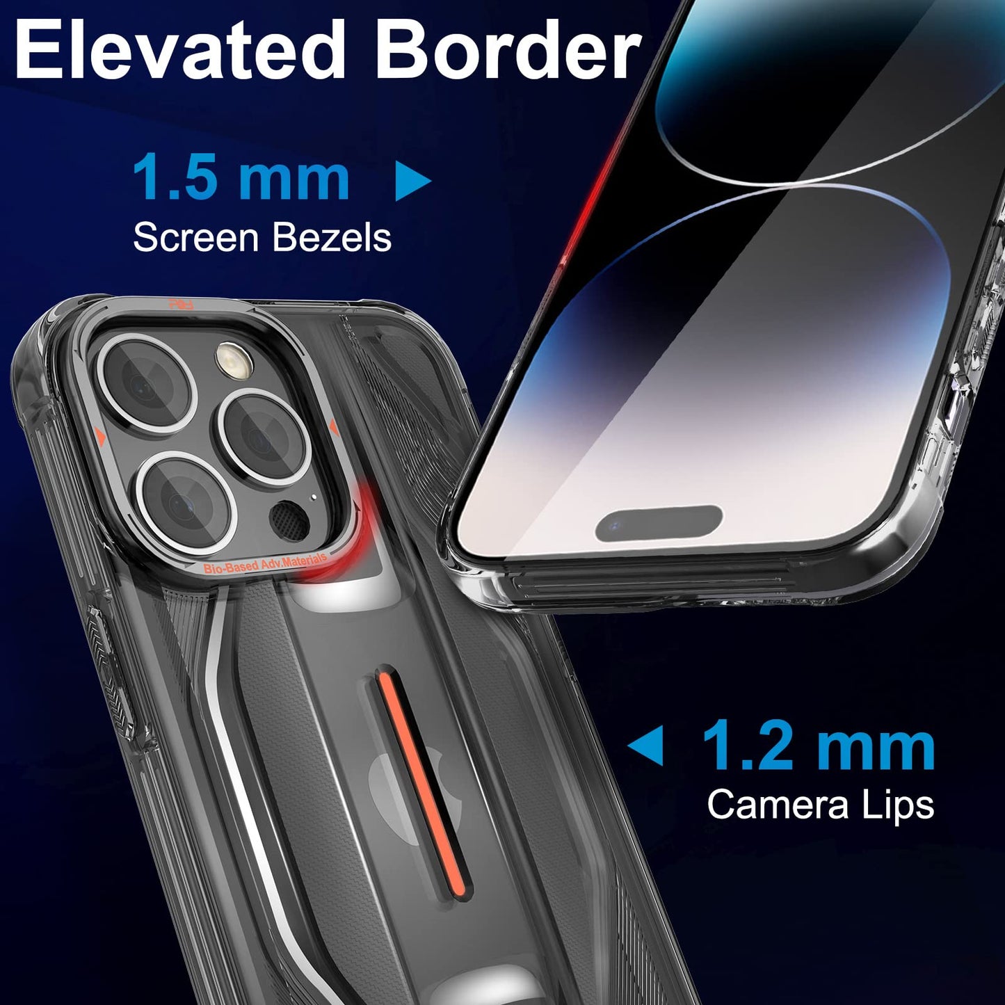 PQY Supercar Military Grade Shockproof Luminous Case Cover