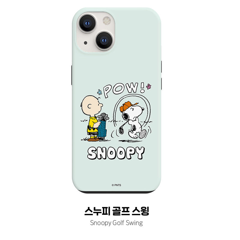 Snoopy Dual Layer TPU+PC Shockproof Guard Up Combo Case Cover