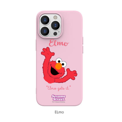 Sesame Street Liquid Silicone Soft Color Jelly Case Cover