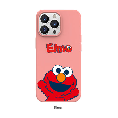 Sesame Street Liquid Silicone Soft Color Jelly Case Cover