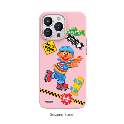 Sesame Street Liquid Silicone Soft Color Jelly Case Cover