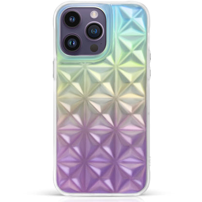 KINGXBAR Lattice 3D Shockproof Back Cover Case