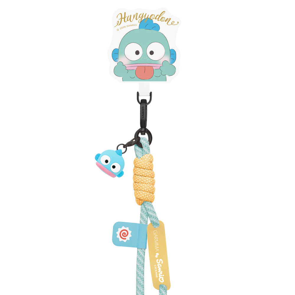 GARMMA Sanrio Characters Quipu Doll Charm Buckle Strap Crossbody Phone Lanyard