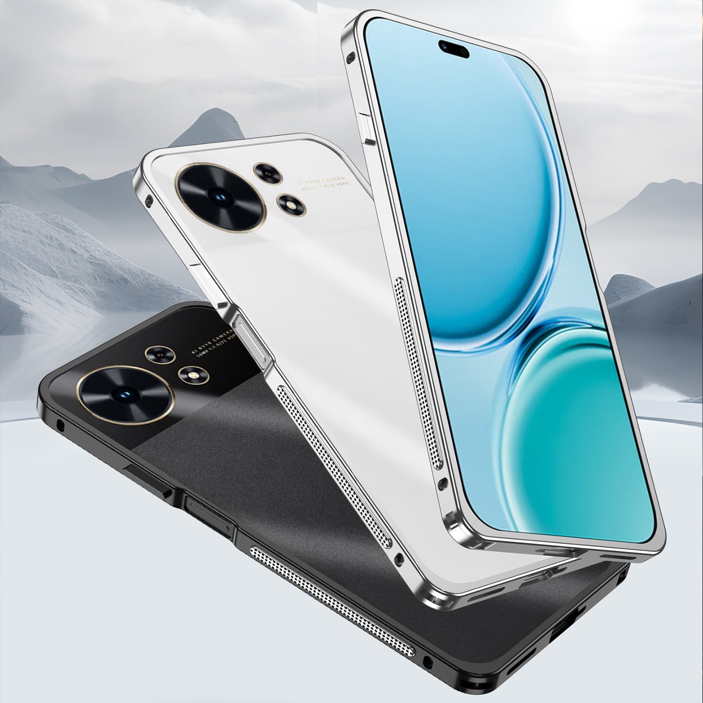 Armor King Supercar Heat Dissipation Metal Bumper Case Cover