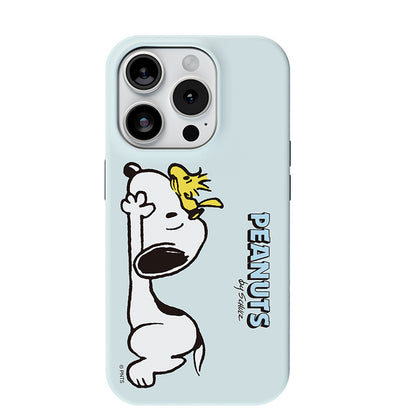 Snoopy Guard Up Dual Layer Shockproof TPU+PC Combo Case Cover