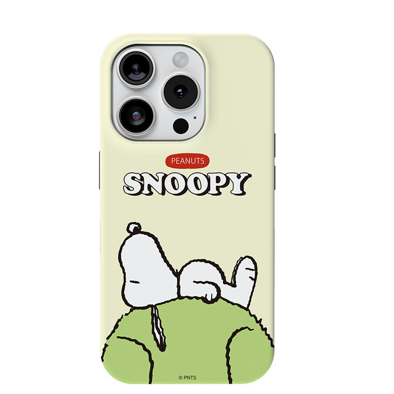 Snoopy Guard Up Dual Layer Shockproof TPU+PC Combo Case Cover