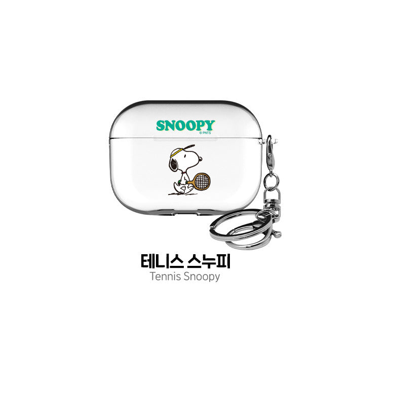 Snoopy Clear Slim Apple AirPods Case Cover