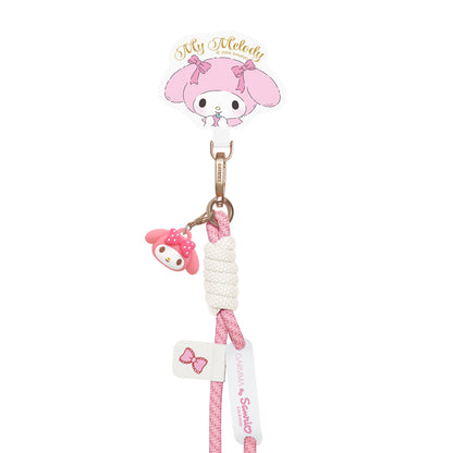 GARMMA Sanrio Characters Quipu Doll Charm Buckle Strap Crossbody Phone Lanyard
