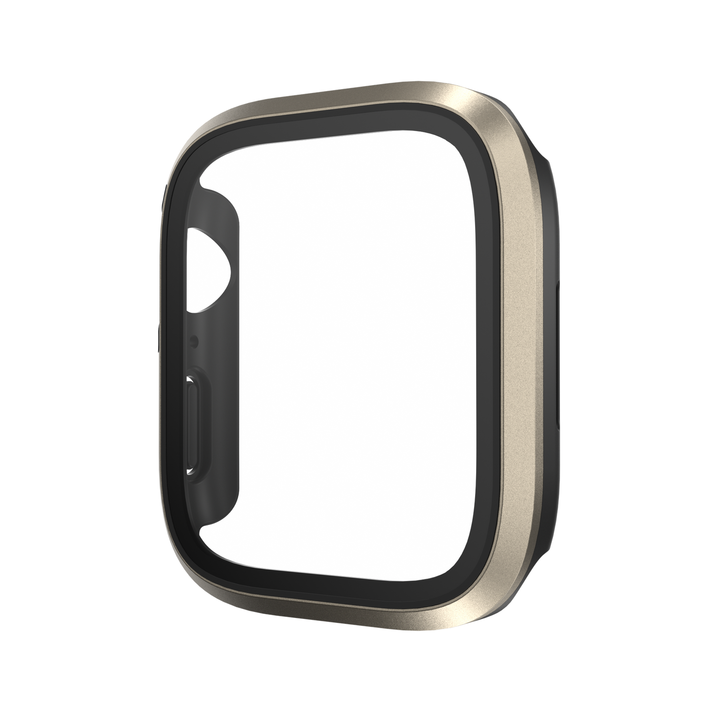 SwitchEasy Modern Hybrid Tempered Glass + PC + Aluminum Apple Watch Case