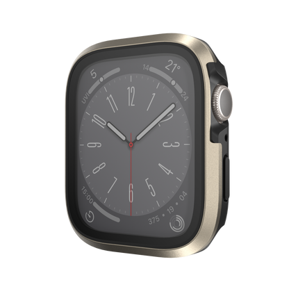 SwitchEasy Modern Hybrid Tempered Glass + PC + Aluminum Apple Watch Case