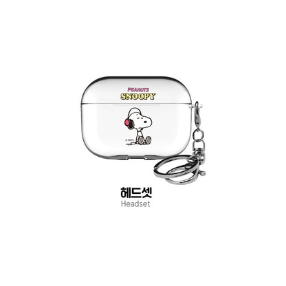 Snoopy Clear Slim Apple AirPods Case Cover