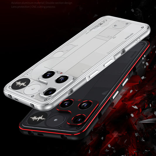 iy Aurora Sword Lens Protector Bicolor Aluminum Bumper Case for Nothing Phone Series