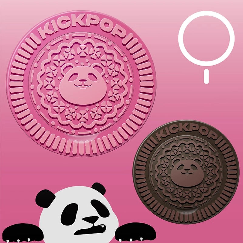 KICK-POP Cookie Panda MagSafe All-inclusive Shockproof IMD Protective Case Cover