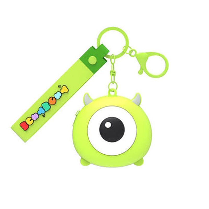 Disney Tsum Tsum Soft Pouch Key Ring Doll Pendant Keychain Anti-lost Lanyard